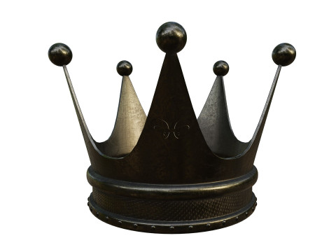 Old Dark Crown 3D Model