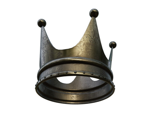 Old Dark Crown 3D Model