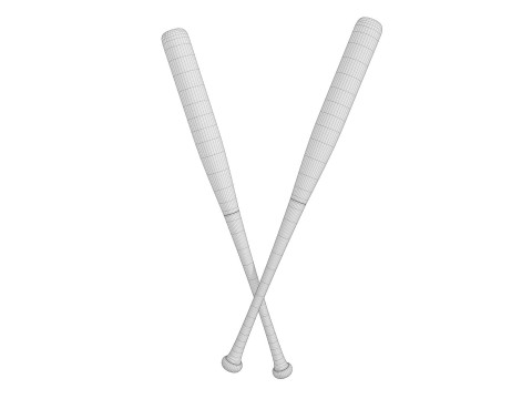 Baseball Bats 02 Modelo 3D