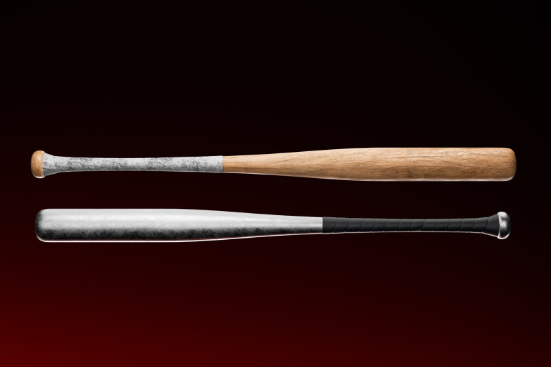 Baseball Bats Low-poly 3Dモデル .c4d .max .obj .3ds .fbx .stl .blend 