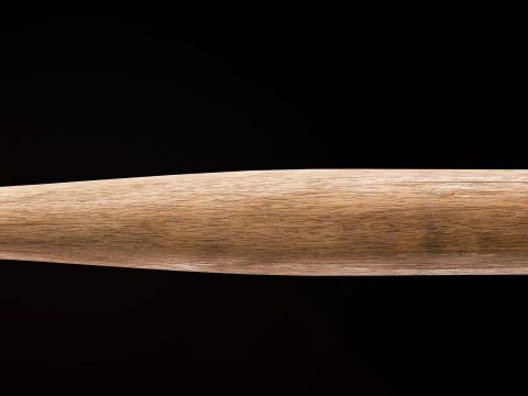 Baseball Bats Low-poly 3D Model