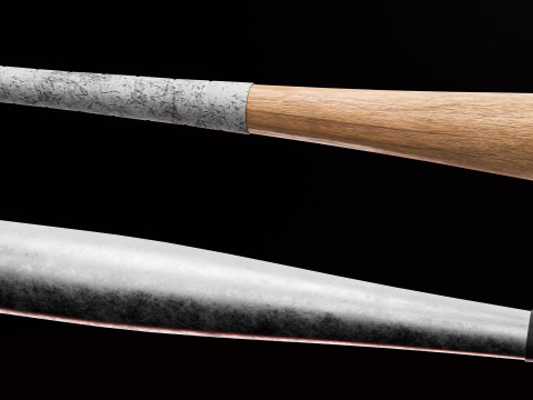 Baseball Bats Low-poly 3Dモデル