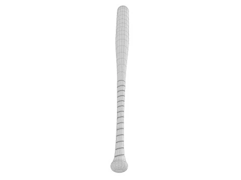 Baseball Bats Low-poly 3D Model