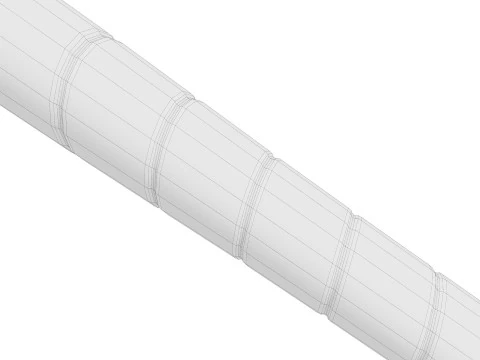 Baseball Bats Low-poly 3D Model