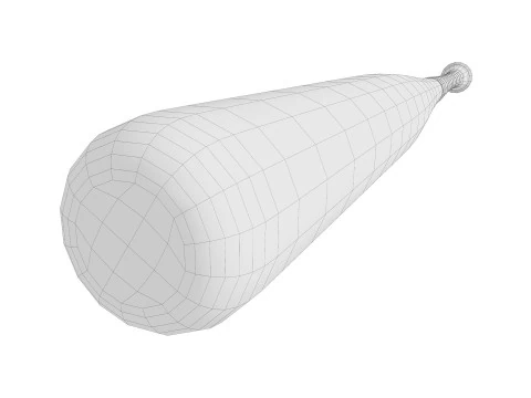 Baseball Bats Low-poly 3D Model
