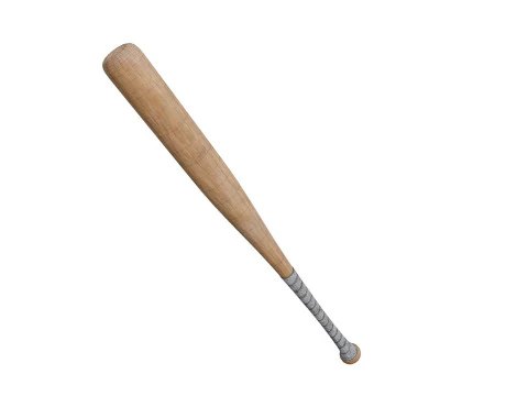 Baseball Bats Low-poly 3D Model