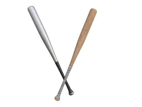 Baseball Bats Low-poly 3Dモデル
