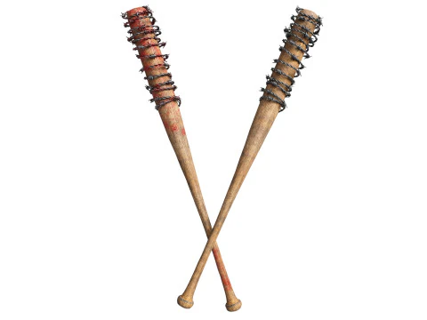 Lucille Baseball Bat - Game Ready PBR Low-poly 3D Model