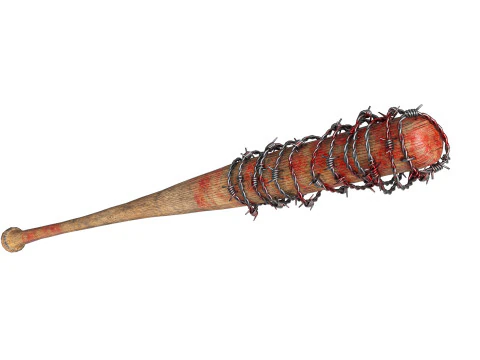 Lucille Baseball Bat - Game Ready PBR Low-poly 3D Model