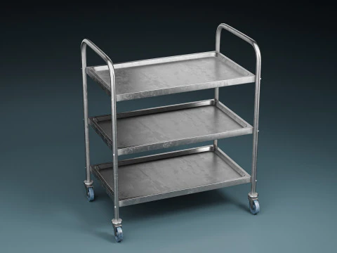 W&oacute;zek MedicalLab &mdash; gotowy do gry PBR Model 3D