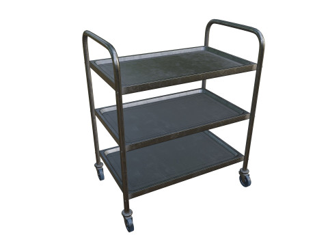 MedicalLab Cart - Game Ready PBR 3D Model