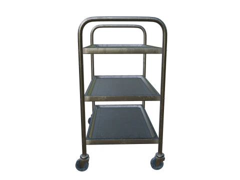 MedicalLab Cart - Game Ready PBR 3D Model