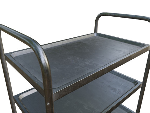 MedicalLab Cart - Game Ready PBR 3D Model
