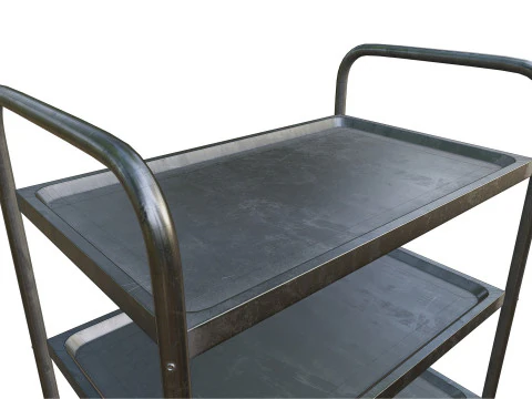 MedicalLab Cart - Game Ready PBR 3D Model