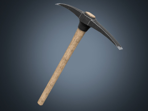 Pickaxe PBR Game Ready 3D Model