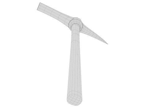 Pickaxe PBR Game Ready 3Dモデル