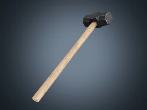 Sledge Hammer 3D Model