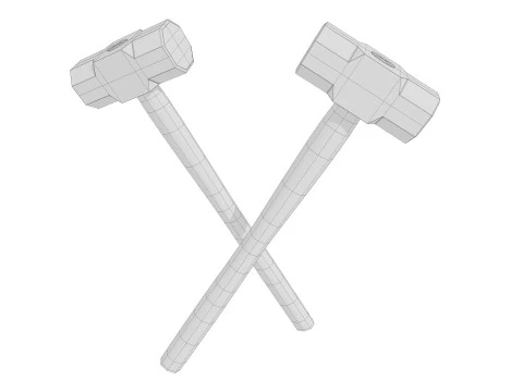 Sledge Hammer 3D Model