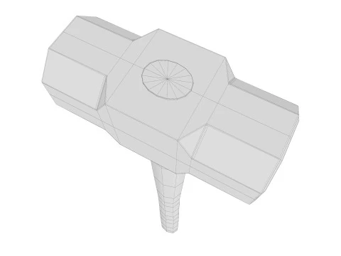 Sledge Hammer 3D Model