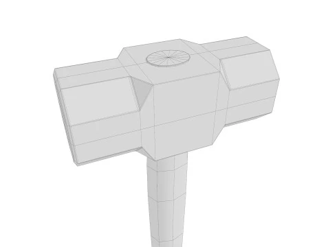 Sledge Hammer 3D Model