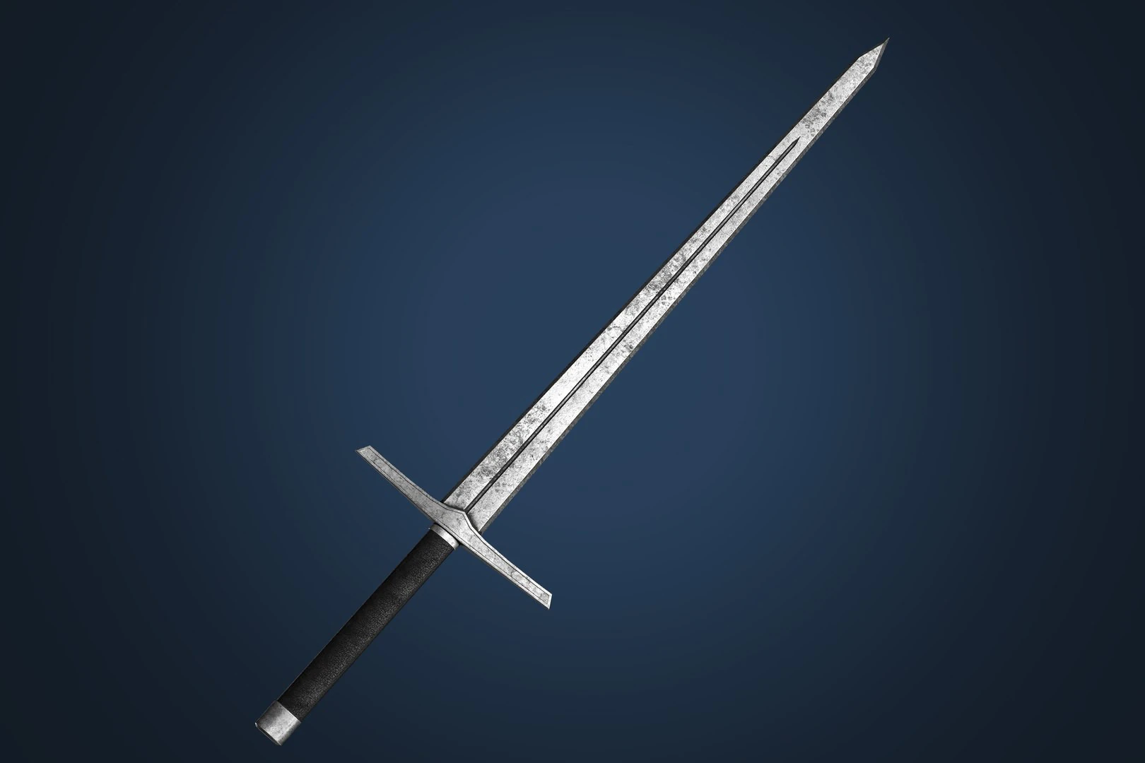 Sword PBR Game-Ready 3D Model .c4d .max .obj .3ds .fbx .stl .blend