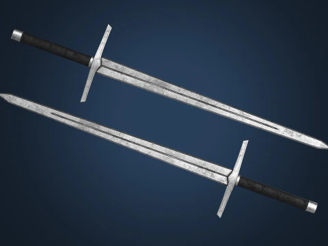 Sword PBR Game-Ready 3D Model