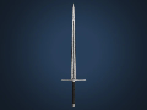 Sword PBR Game-Ready 3D Model