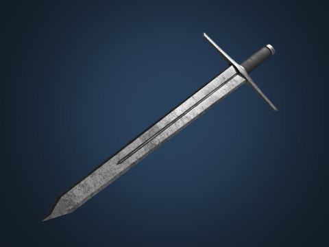 Sword PBR Game-Ready Model 3D
