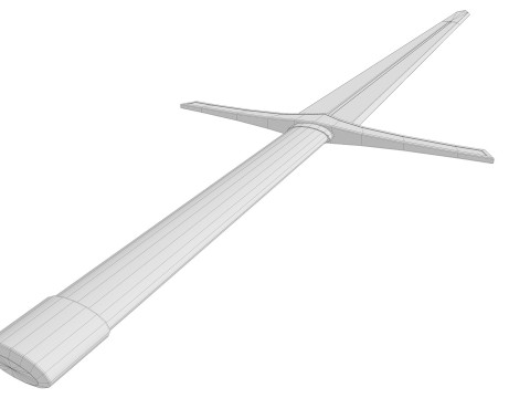 Sword PBR Game-Ready Model 3D