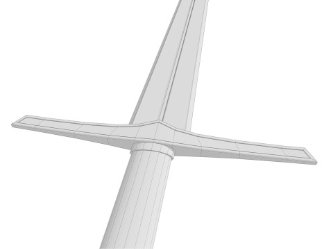 Sword PBR Game-Ready Model 3D