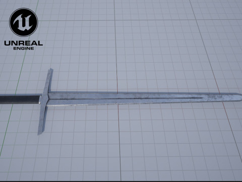 Sword PBR Game-Ready Model 3D