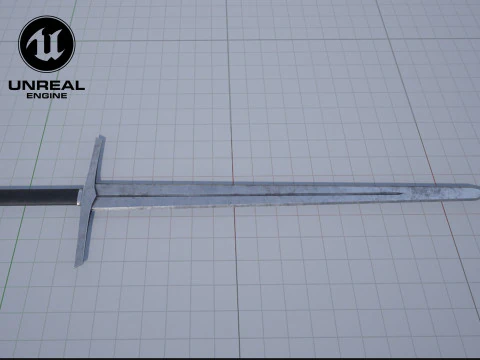 Sword PBR Game-Ready 3D Model