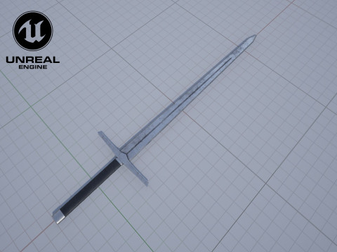 Sword PBR Game-Ready Model 3D