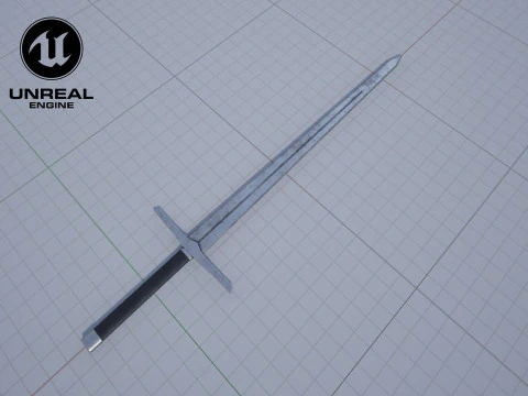 Sword PBR Game-Ready 3D Model