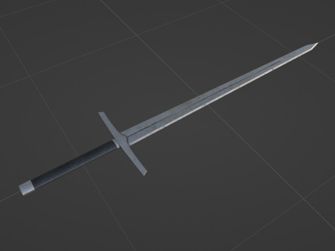 Sword PBR Game-Ready Model 3D