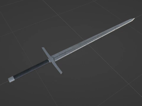 Sword PBR Game-Ready 3D Model