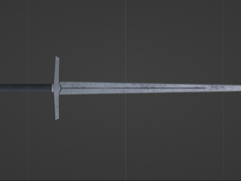 Sword PBR Game-Ready Model 3D