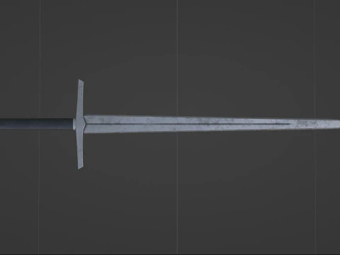 Sword PBR Game-Ready 3D Model