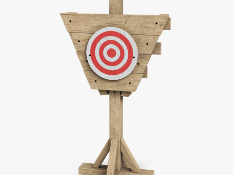 Practice Dummy PBR Game Ready 3D Model