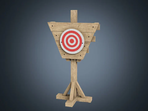 Practice Dummy PBR Game Ready 3D Model