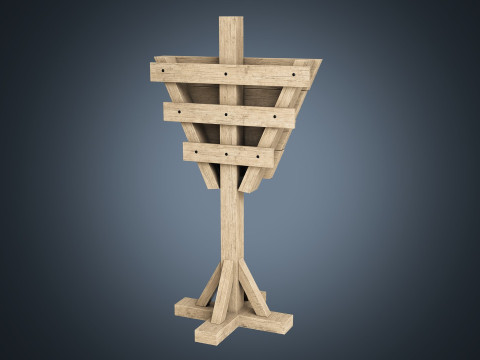 Practice Dummy PBR Game Ready 3D Model