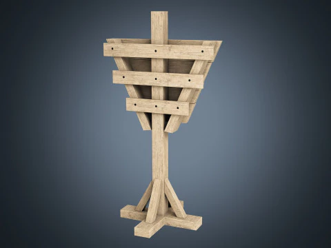 Practice Dummy PBR Game Ready 3D Model