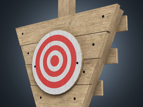 Practice Dummy PBR Game Ready 3D Model