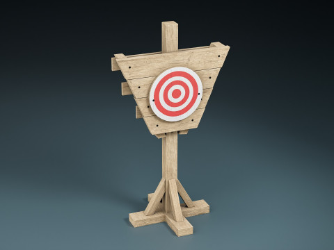 Practice Dummy PBR Game Ready 3D Model