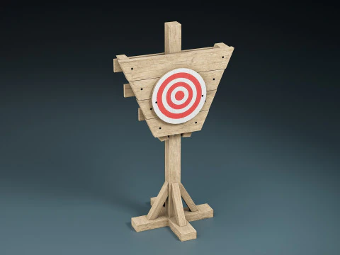 Practice Dummy PBR Game Ready 3D Model