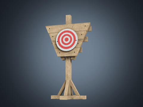 Practice Dummy PBR Game Ready 3D Model