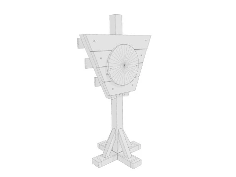Practice Dummy PBR Game Ready 3D Model
