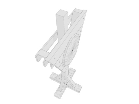 Practice Dummy PBR Game Ready 3D Model