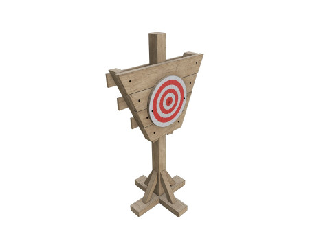 Practice Dummy PBR Game Ready 3D Model