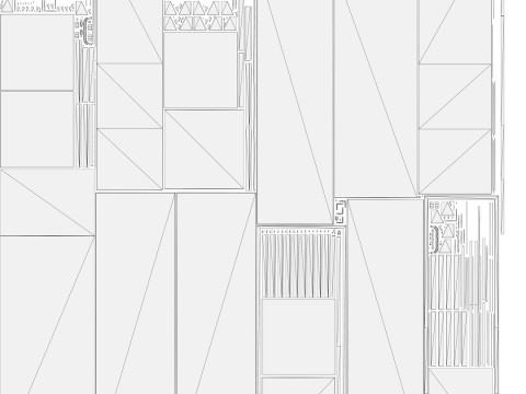 Lockers PBR Model 3D